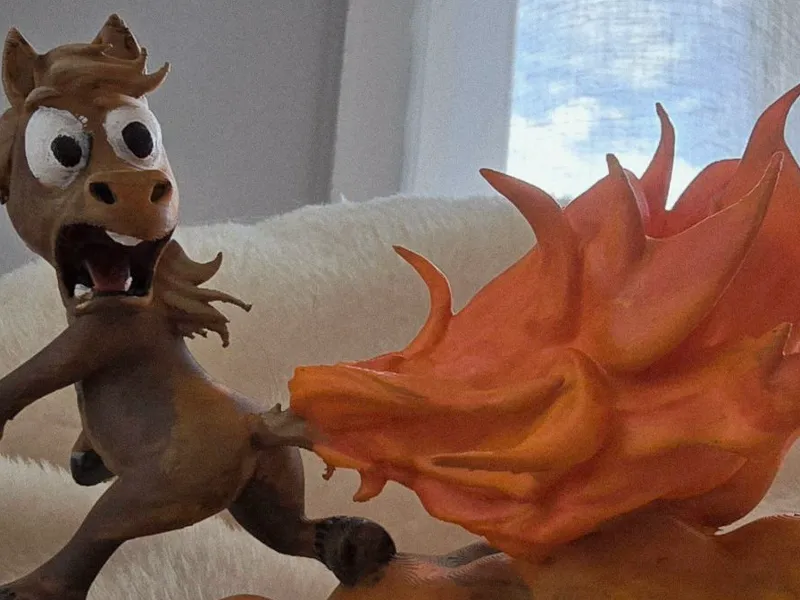 Fire Horse on Fire