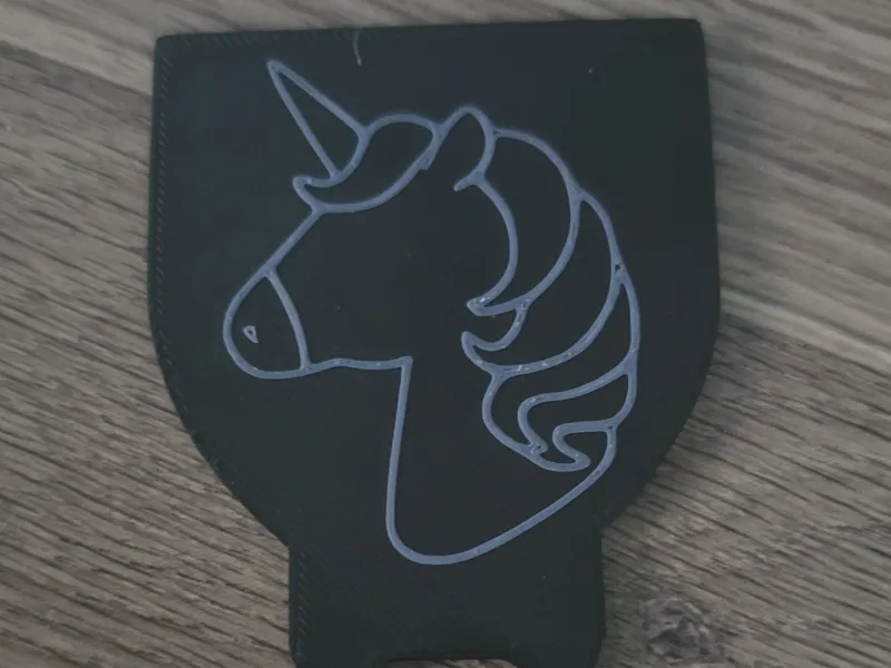Unicorn Badge attachment for License Plate