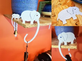 Self-Balancing Elephant Hanger - Super Easy Print!