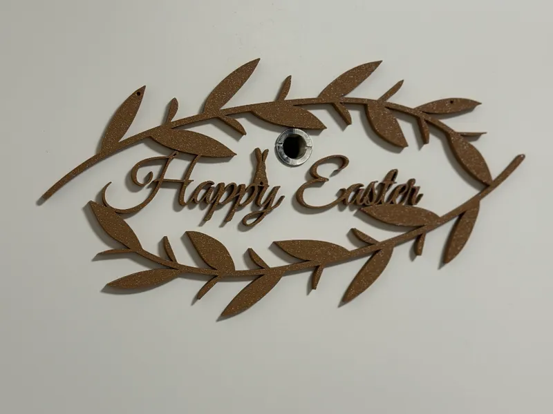 Happy Easter Schild