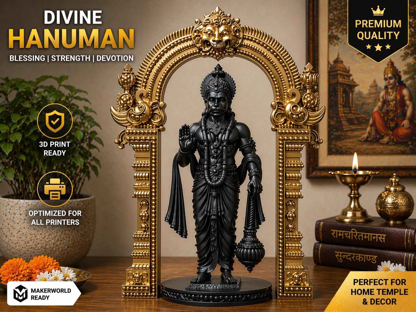 Hanuman Blessing Pose|Home Decor Idol