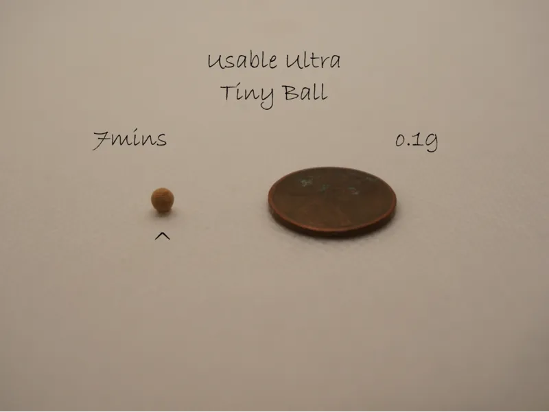 Usable Ultra Tiny Ball