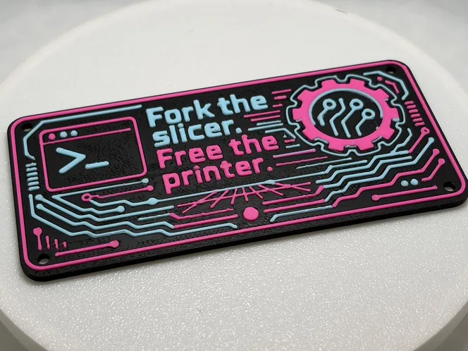 Fork the Slicer. Free the Printer.