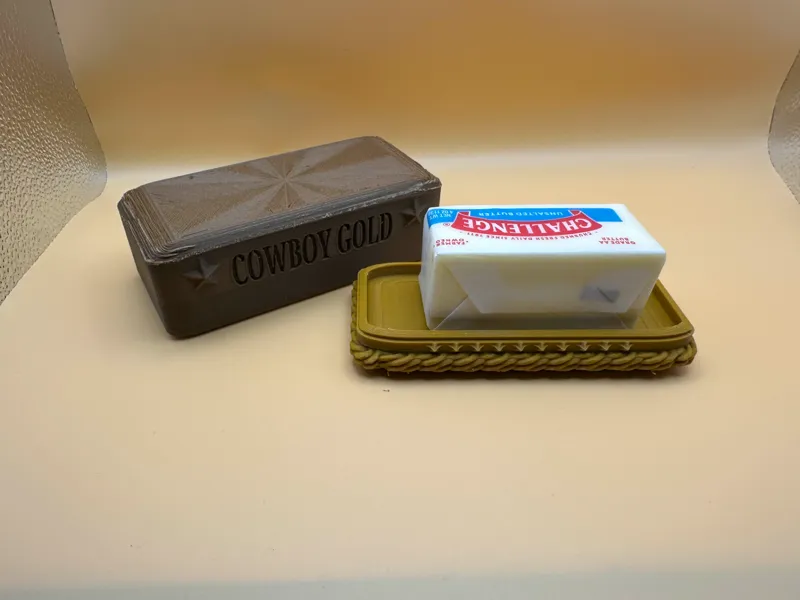 Western Butter Dish Base 