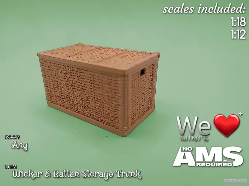 WLM - Wicker & Rattan Storage Trunk