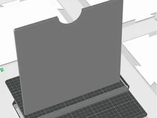 tabuleiro multiuso 480x480x2mm com estojo
