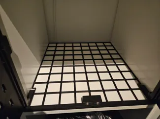 Gridfinity inset for Kallax with cabinet doors