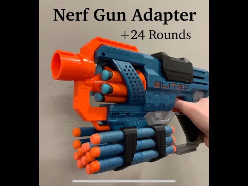 Nerf Gun Adapter +24 Rounds