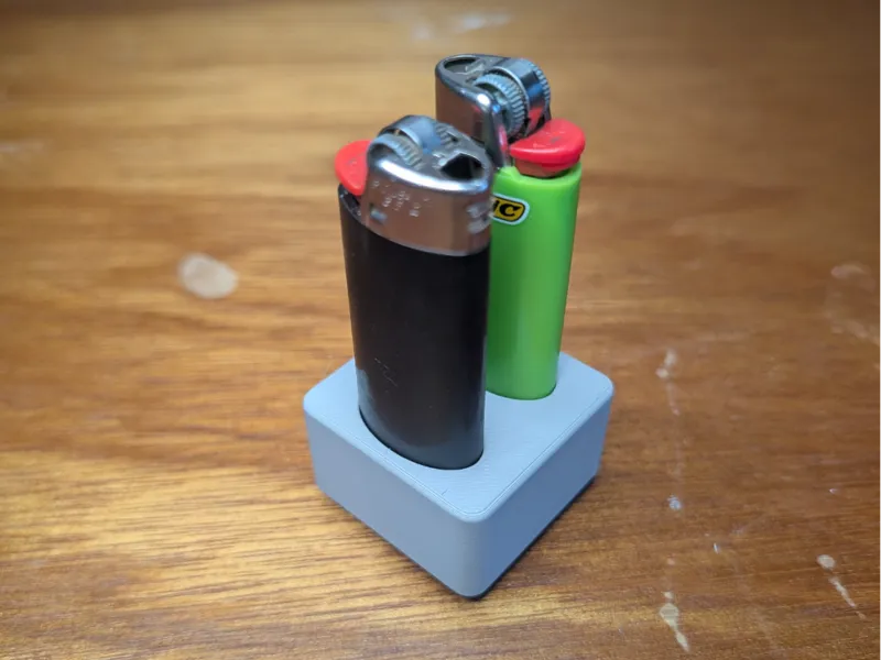 1x1 Gridfinity Bic lighter holder