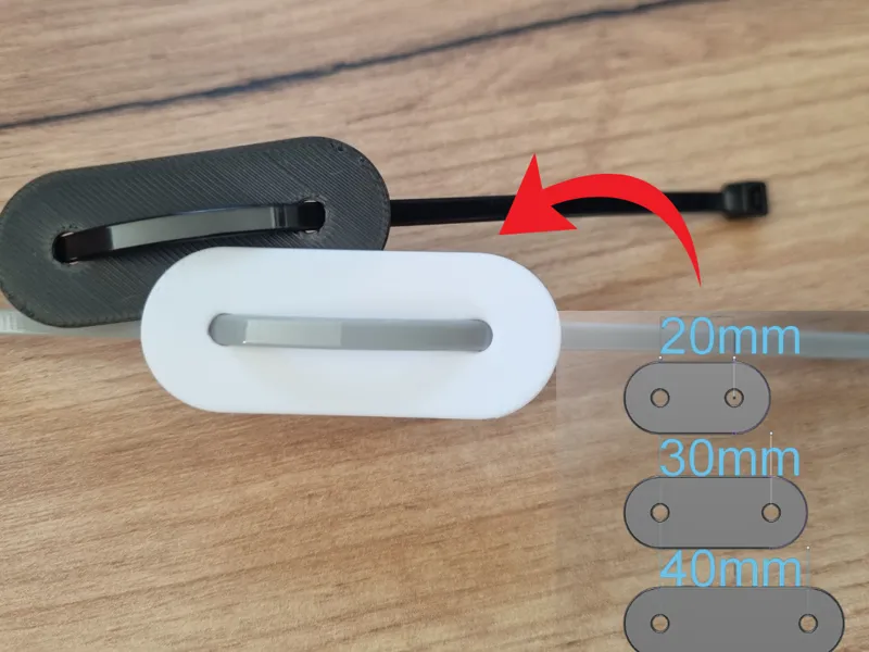 Balcony fence screen Ziptie washer