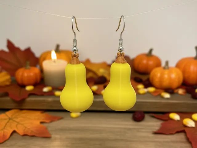 Autumn Butternut Squash Earrings