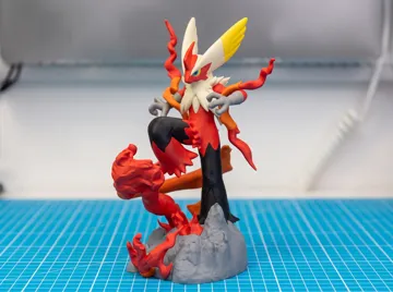 Accesorio para impresora 3D: 宝可梦 超级火焰鸡 19cm 多色分件|无需AMS — vista de referencia 4