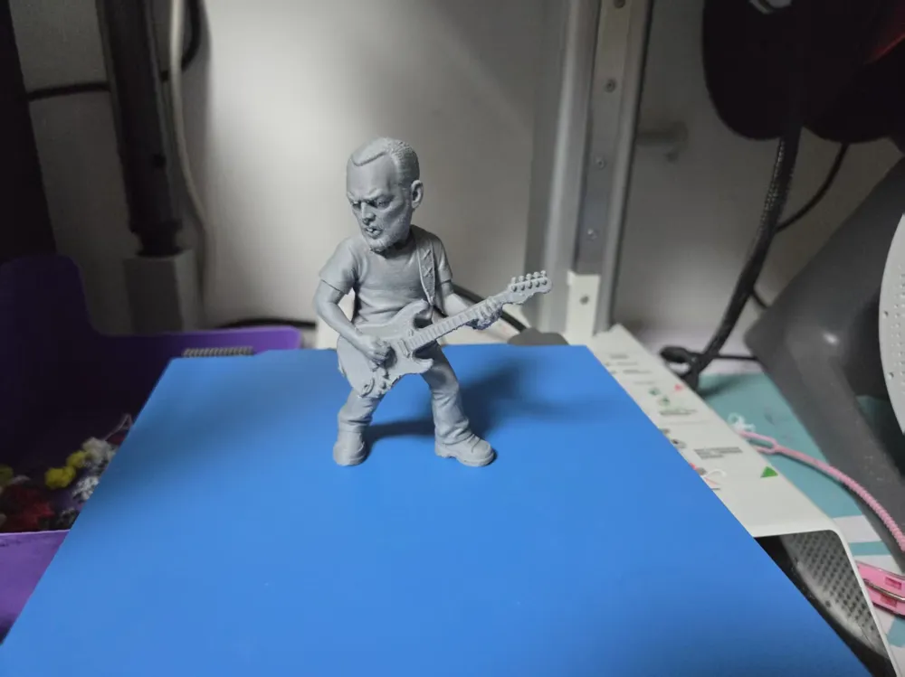 Pink Floyd - Chibi David Gilmour - Free 3D Print Model - MakerWorld