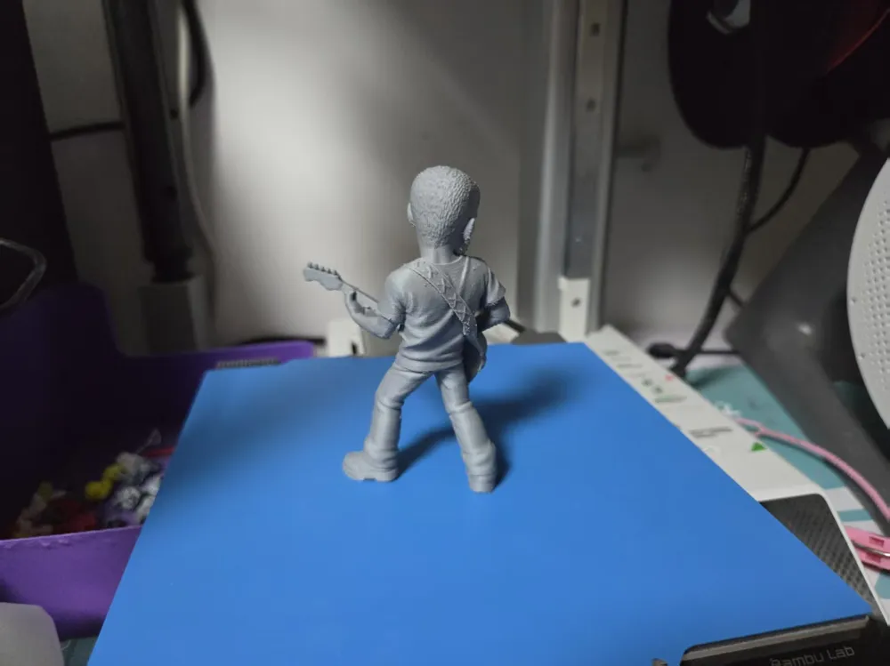 Pink Floyd - Chibi David Gilmour - Free 3D Print Model - MakerWorld