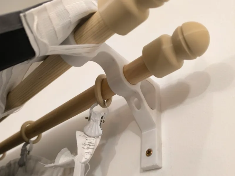 Curtain Rod Bracket Double D22