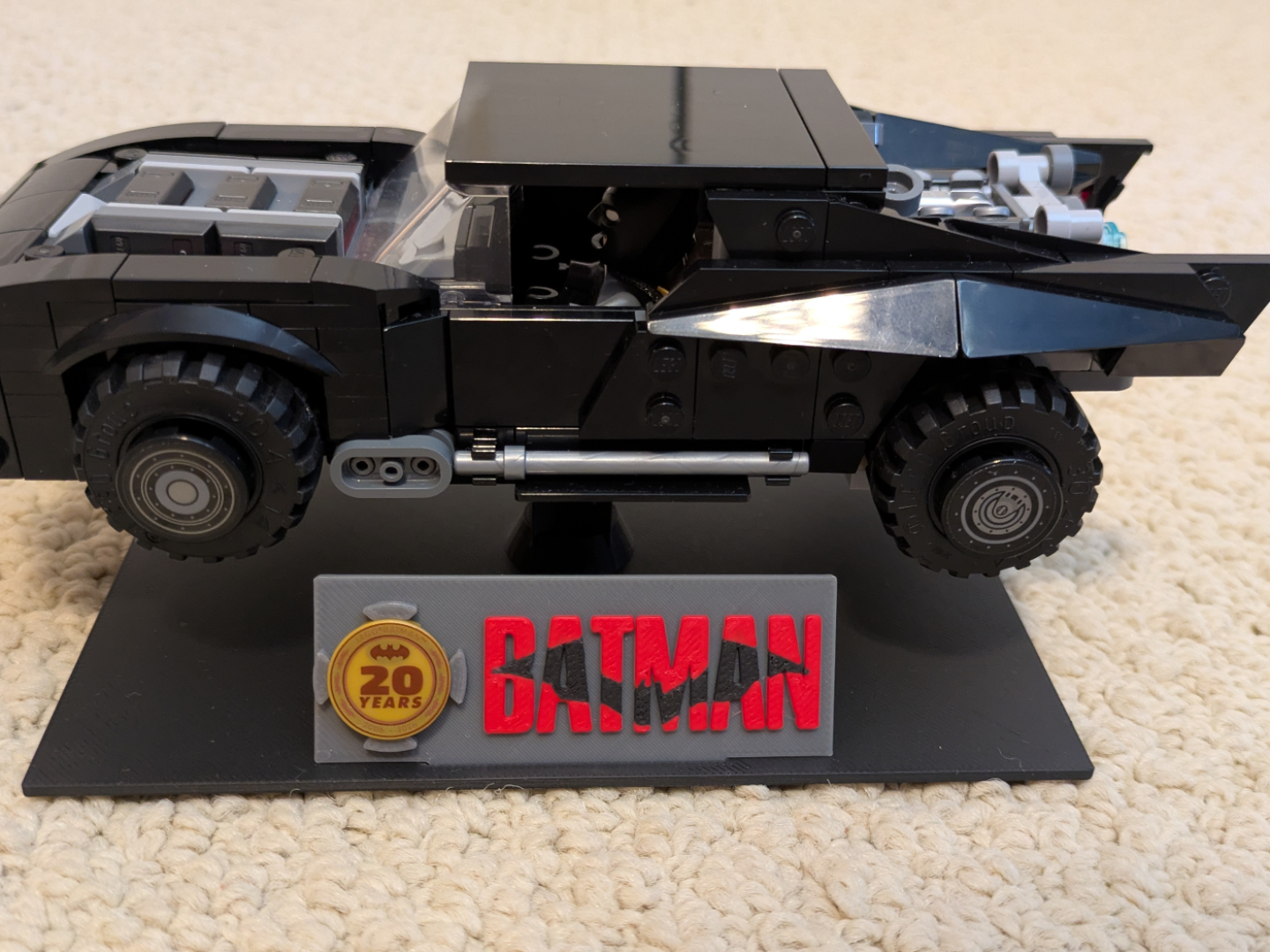 Display Stand for Batman Batmobile set 76332
