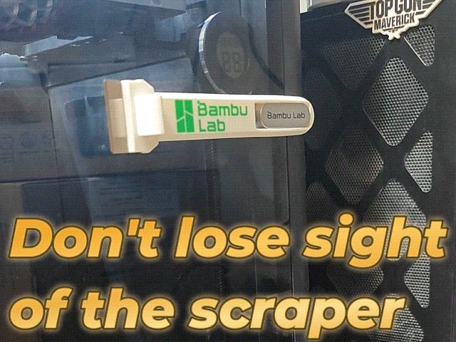 Bambu Scraper Grip Homage Door Storage