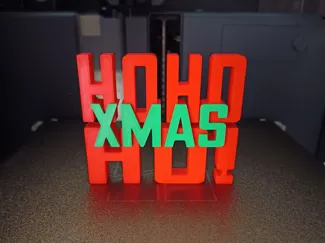 Hohoho XMAS Schriftzug