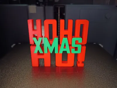 Hohoho XMAS Lettering