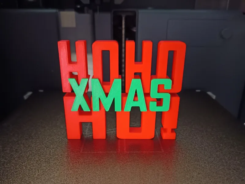 Hohoho XMAS Schriftzug
