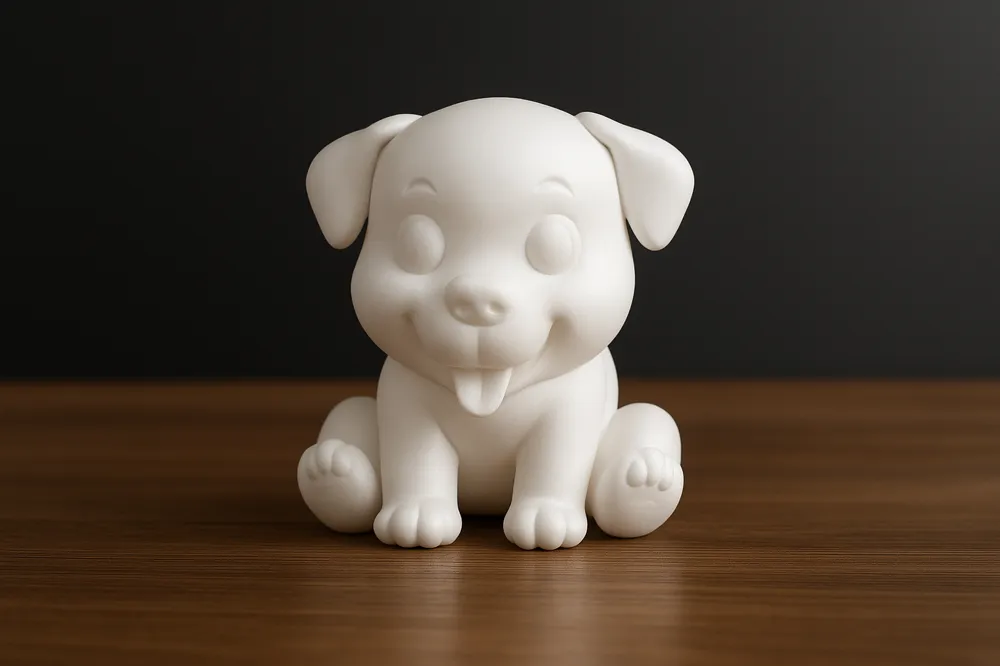 Sitting Puppy - Free 3D Print Model - MakerWorld