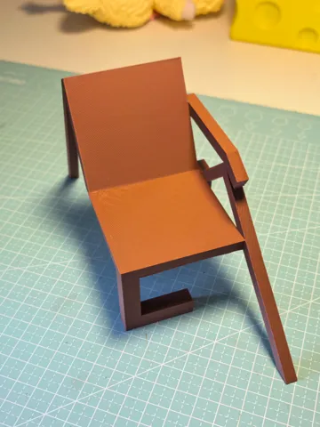 Modelo para impresión 3D: 吊儿郎当椅 — vista de referencia 2