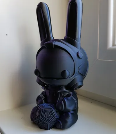 Destiny 2 Jade Rabbit Fanart Sitting figurine