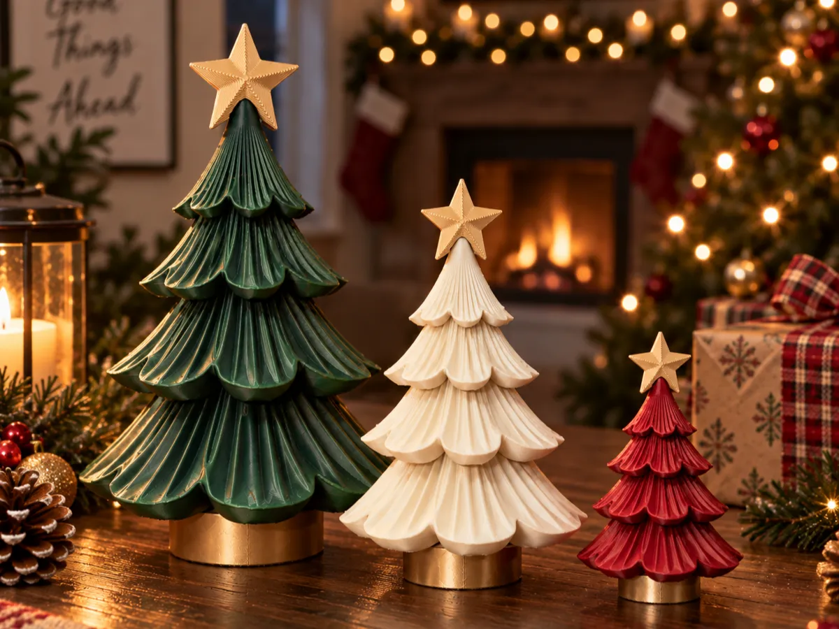 Christmas Tree no Supports No AMS - Free 3D Print Model - MakerWorld