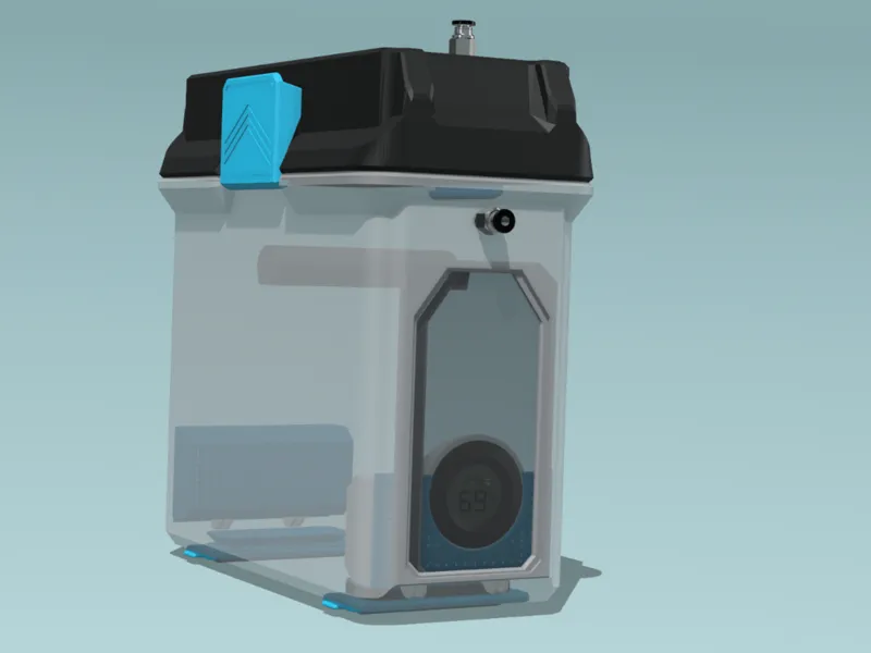 Polydryer Fully Print Filament dry box simplified