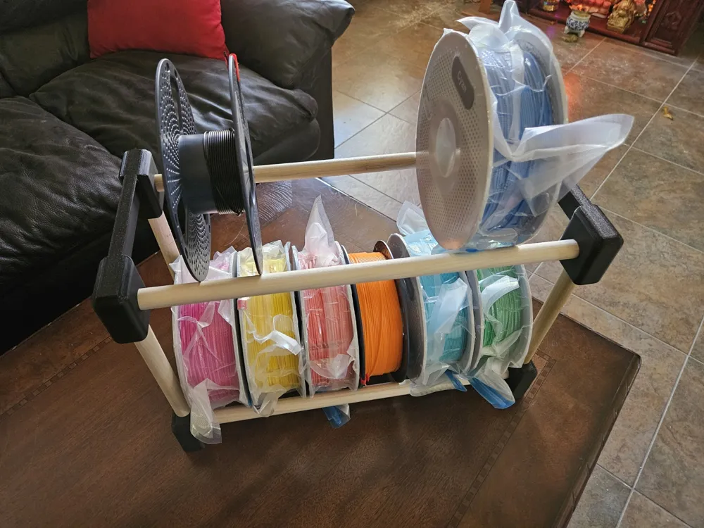 Pc Filament Wheel Rim Modular Filament Rack - Wheels - Free 3D Print Model - MakerWorld
