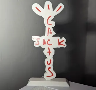 Cactus Jack logo stand