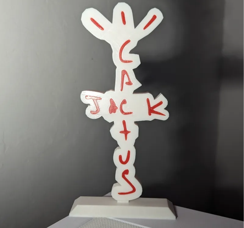 Cactus Jack logo stand