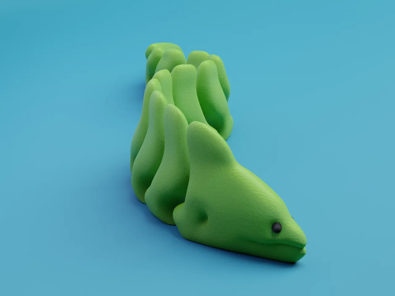 Articulated Moray Eel view 3