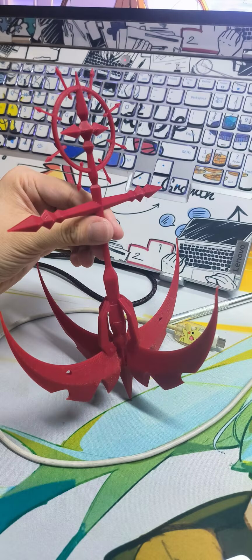 Miniatura 3 do modelo 3D 明日方舟乌尔比安船锚