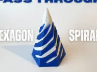 Hexagon spiral fidget