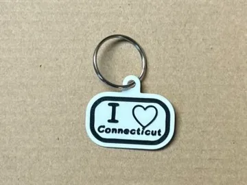 Connecticut Keychain