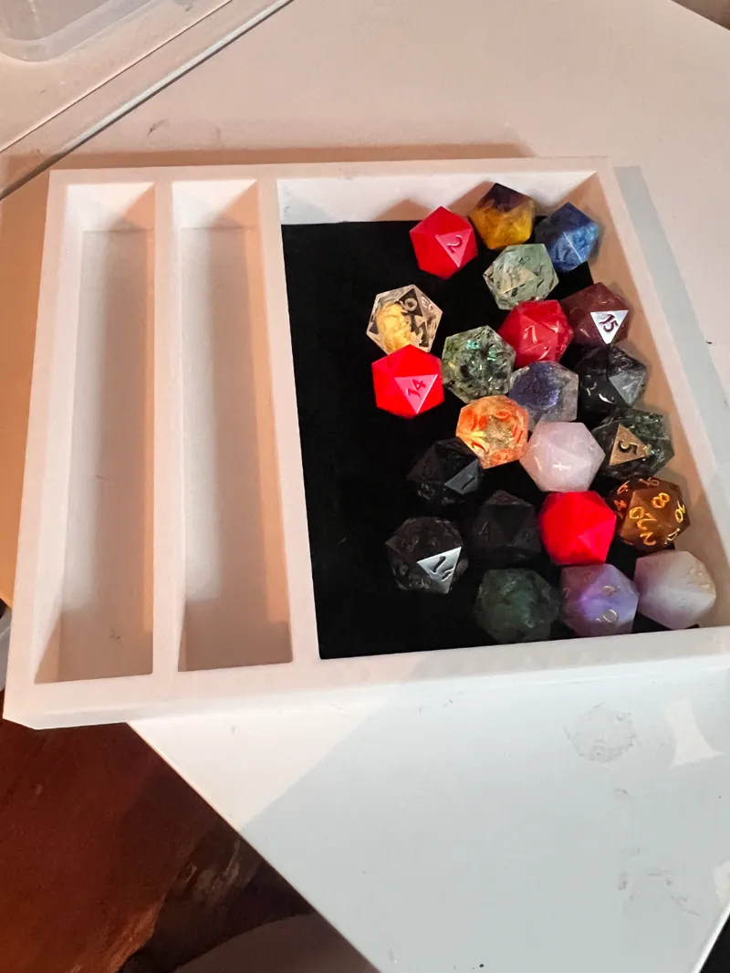 Double Slot Dice Tray