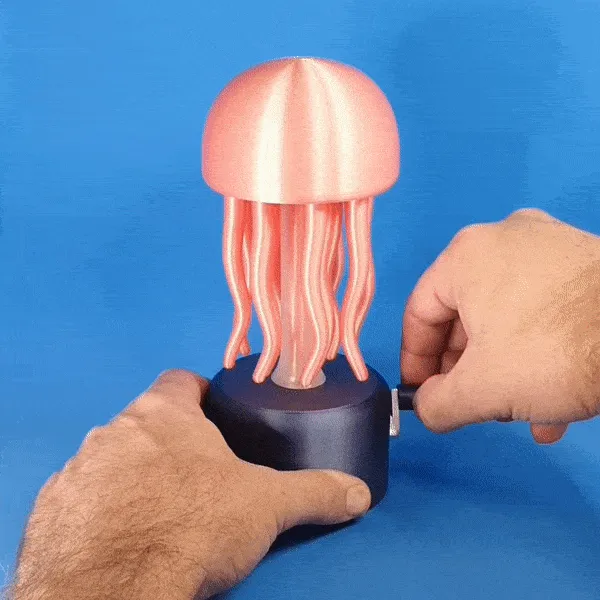 Jellyfish Swimming - Mechanical Interactive Art view 2