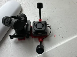 Mount for Caddx GM3 and a VTX with double antennas