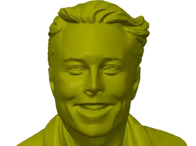 Elon Musk bust