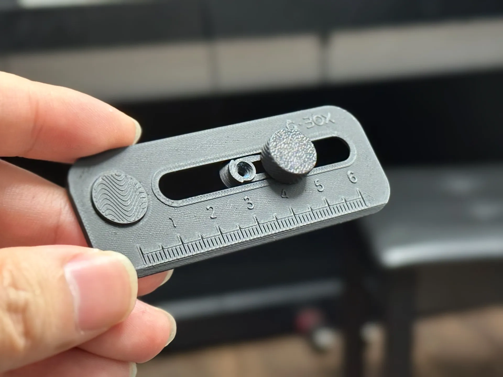 Miniatura 1 do modelo 3D 超小mini圆规尺子