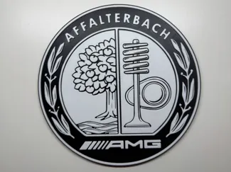 Mercedes AMG Wall logo