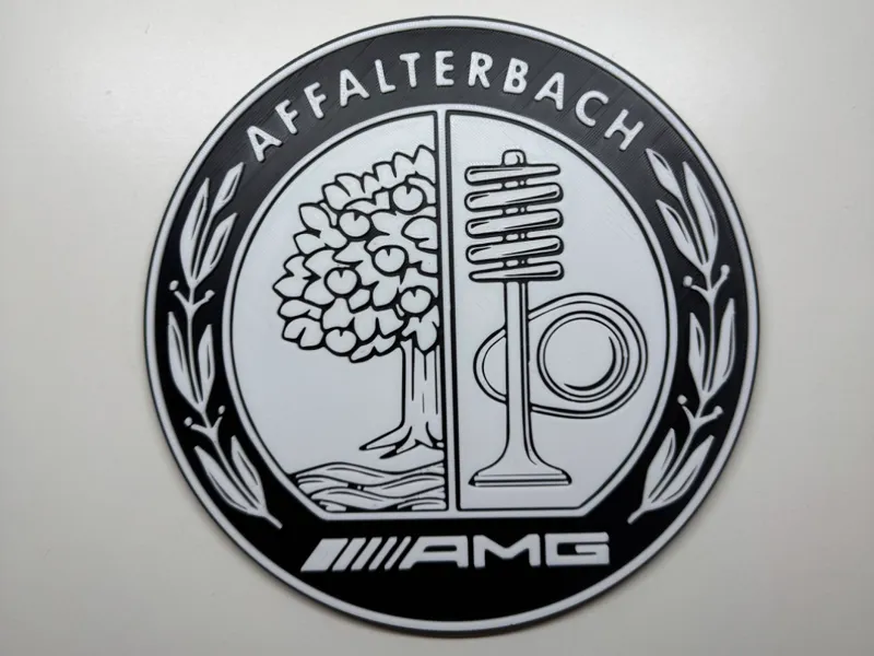 Mercedes AMG Wall logo