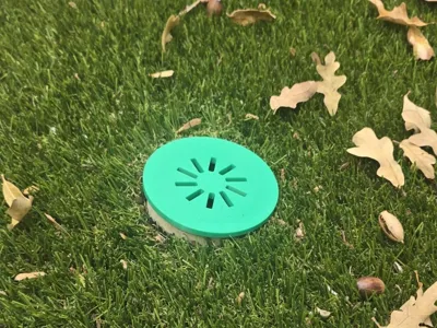 Flush Drain Grate for 3" PVC Pipe
