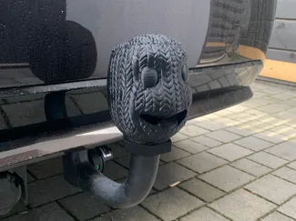 Sackboy head as a car hook