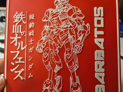 Gundam Barbatos Wall Art