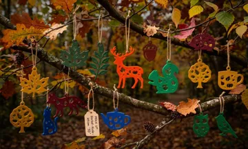 Letrero o emblema decorativo: Herbstdeko Aufhänger - Tiere und Herbstmotive — vista de referencia 5