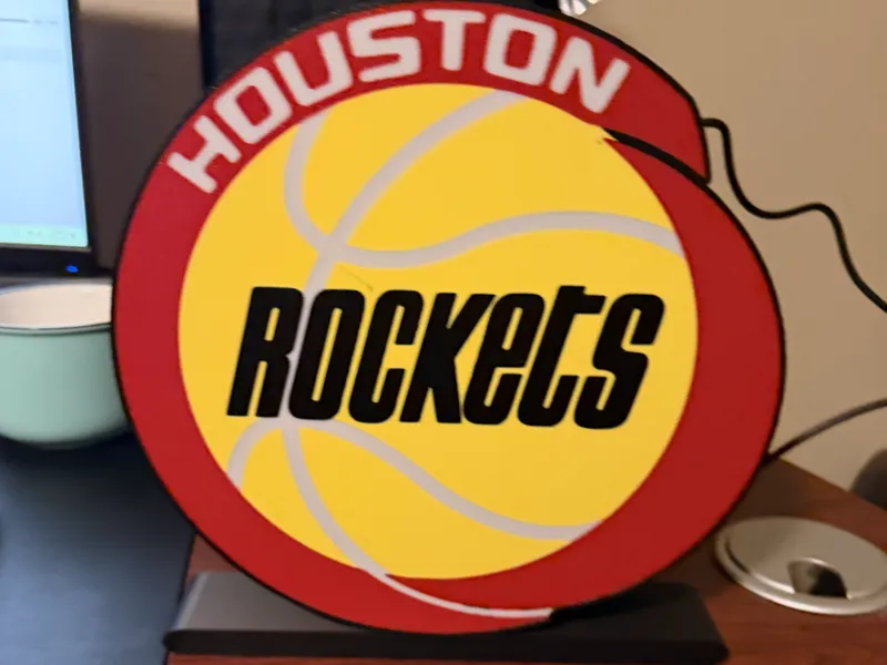 Houston Rockets Lightbox