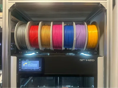 H2D H2 Series 3D Printer Top Filament Holder V2