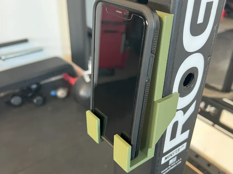 Phone Holder for Rogue Squat Racks